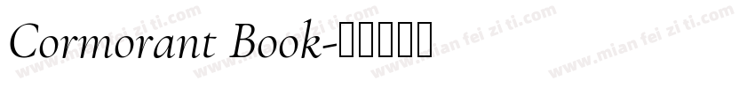 Cormorant Book字体转换